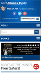 Mobile Screenshot of allisonandbusby.com