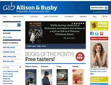 Tablet Screenshot of allisonandbusby.com